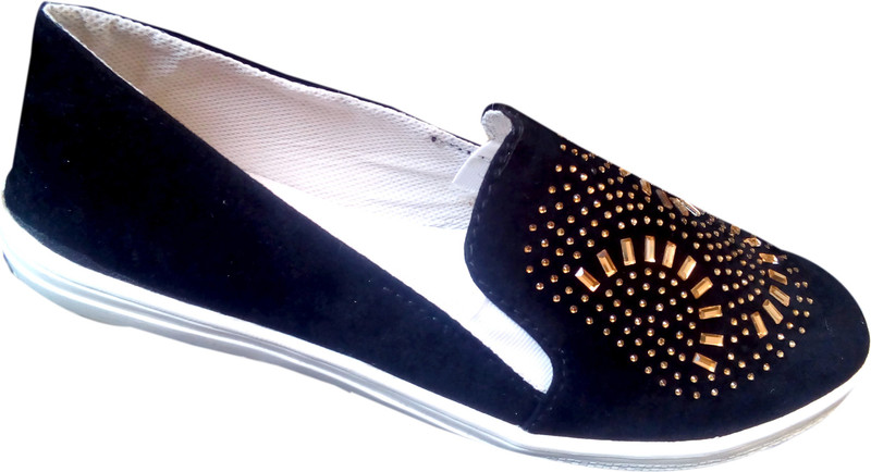 Stylotrendz Gift for Girl Loafers For Women(Black)
