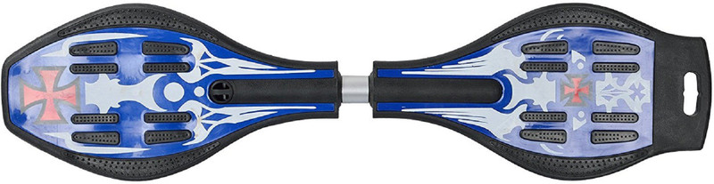 Iris Portable Lightweight Waveboard 8 inch x 33 inch Skateboard(Blue, Pack of 1)