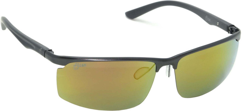 FIZAN Wrap-around, Sports Sunglasses(Red)