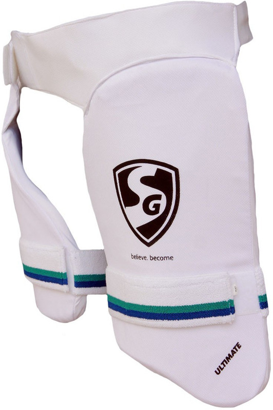 SG Ultimate Combo Right Hand Cricket Thigh Guard(White)
