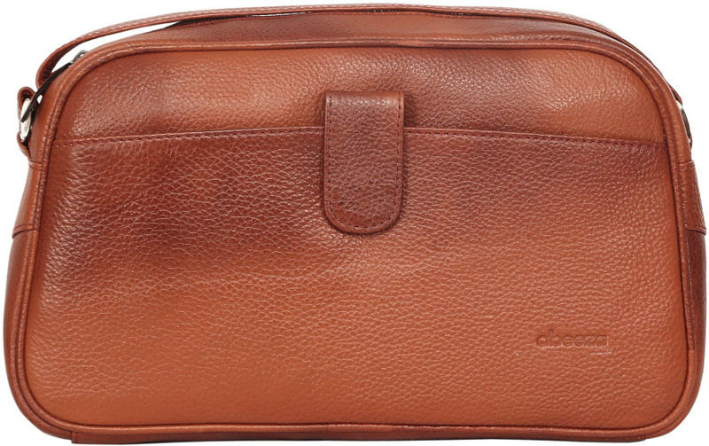 abeeza Women Tan Shoulder Bag