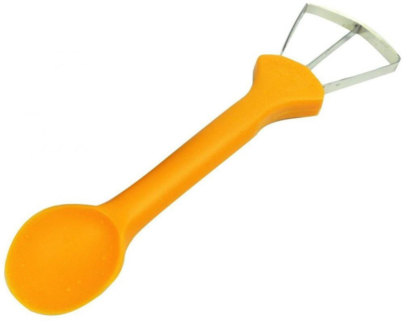 vepson Melon Seeder & Slicer Cutter Scooper seed remover Straight Peeler(Yellow)