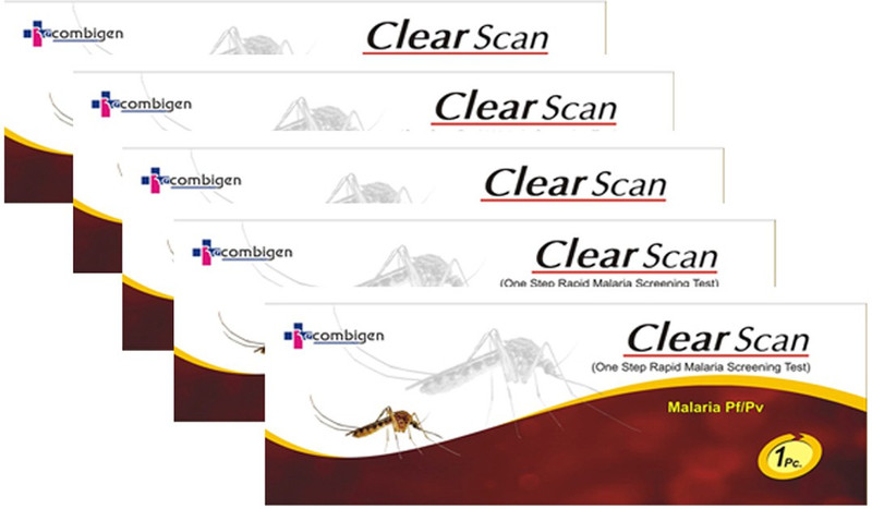 Recombigen Clear Scan Rapid Malaria test Pack of 5 Pregnancy Test Kit(5 Tests)