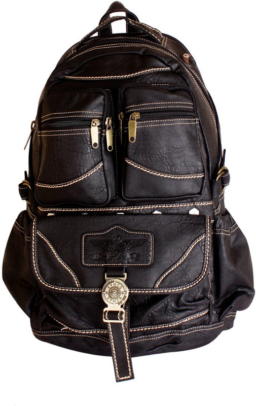 Viaan Unisex 16 inch Black laptop backpack/school bag/college bag Waterproof Backpack(Black, 13 L)
