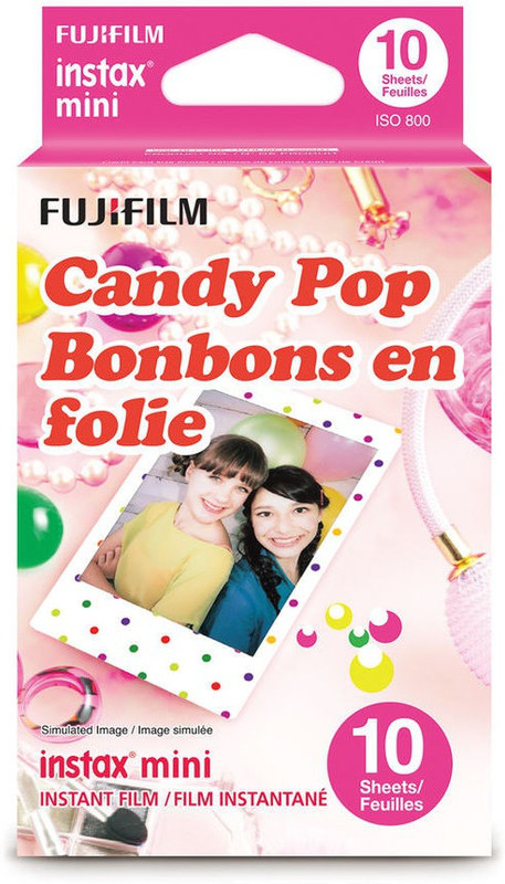 Fujifilm Candy pop Instax Mini 10 Sheet Pack Film Roll(Yes 800 ISO Pack of 10)
