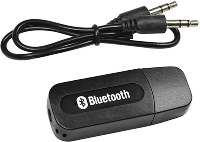 gencliq v2.0 Car Bluetooth Device with Audio Receiver(Black)