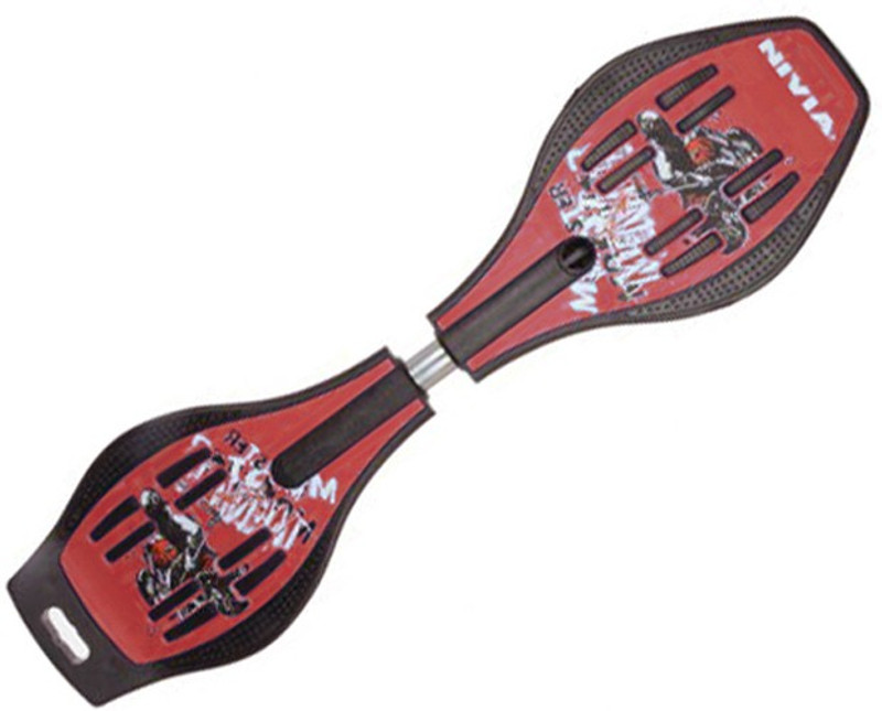 Nivia SNAKEBOARD 8 inch x 31 inch Skateboard(Red, Pack of 1)