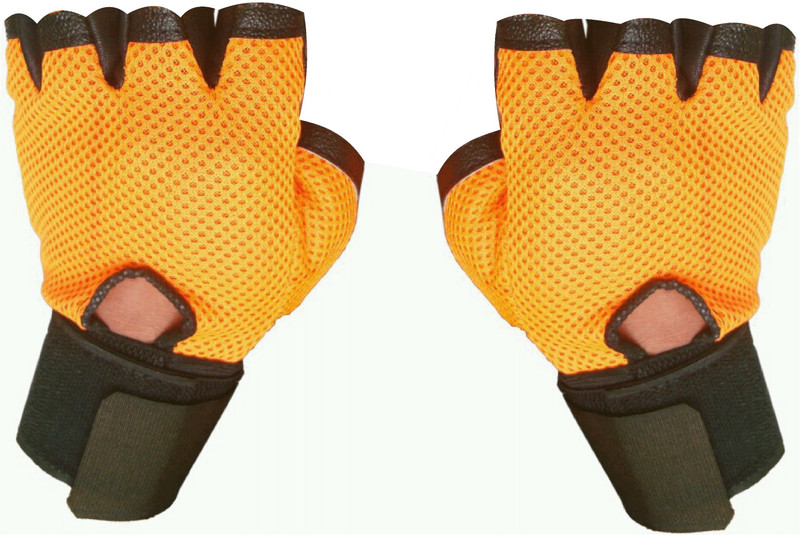 Sports 101 Superset XT Gym & Fitness Gloves (Free Size, Orange)