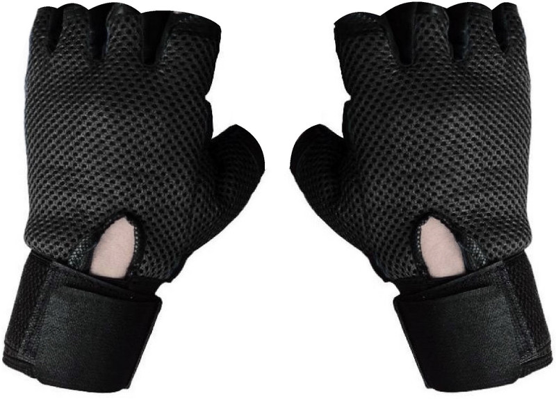 Sports 101 Superset XT Gym & Fitness Gloves (Free Size, Black)