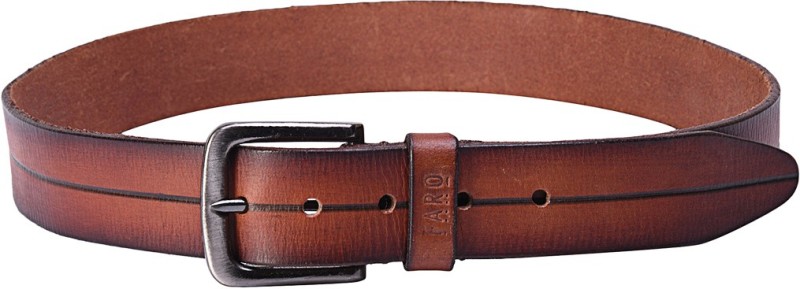 Faro Men Tan Genuine Leather Belt