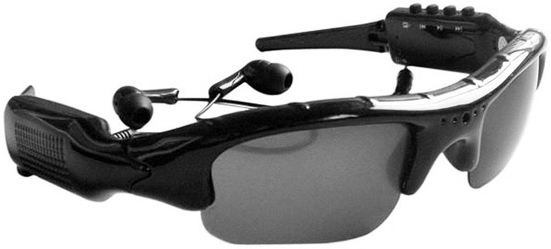 VibeX Poloroid Sunglasses Music MP3 Player devices for Driving Cycling Running Goggles(Black)