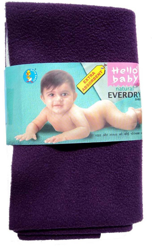 Hello Baby Extra Absorbent Natural Waterproof Bed Protector Everyday Sheet(Mov)
