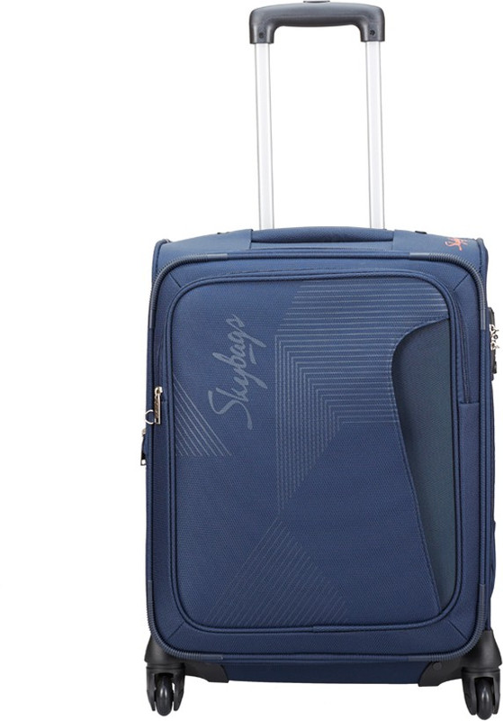 Skybags Footloose Hamilton Expandable Cabin Luggage - 21 inch(Blue)