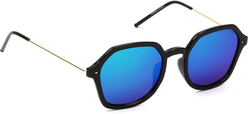 Eyeland Retro Square Sunglasses(Blue, Green, Multicolor) Eyeland Retro Square Sunglasses(Blue, Green, Multicolor)