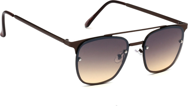 Eyeland Rectangular Sunglasses(Green, Multicolor) Eyeland Rectangular Sunglasses(Green, Multicolor)