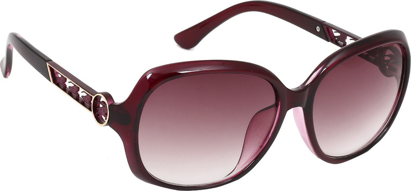Eyeland Over-sized Sunglasses(Red, Violet) Eyeland Over-sized Sunglasses(Red, Violet)