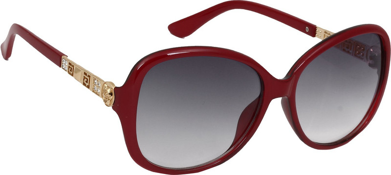 Eyeland Over-sized Sunglasses(Black, Violet) Eyeland Over-sized Sunglasses(Black, Violet)