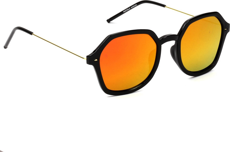 Eyeland Retro Square Sunglasses(Yellow, Orange, Multicolor) Eyeland Retro Square Sunglasses(Yellow, Orange, Multicolor)