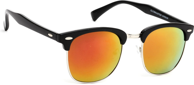 Eyeland Clubmaster Sunglasses(Orange, Red, Yellow, Multicolor) Eyeland Clubmaster Sunglasses(Orange, Red, Yellow, Multicolor)