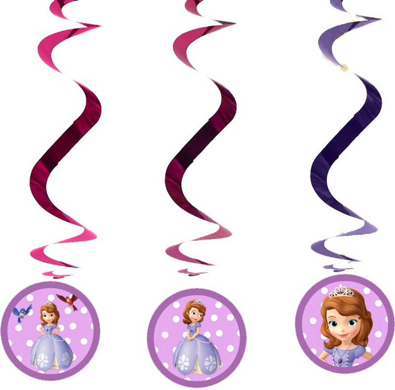 shopx Purple Sofia the first Birthday Hangings - 6 g