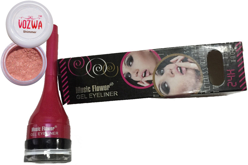 Vozwa Copper Shimmer Music Flower Gel Eye Liner 4 g(Black)