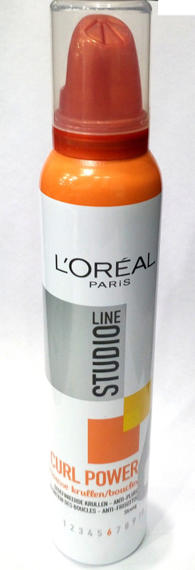 L'Oreal Paris Imported (Made In Nederland) Studio Line Curl Power Mousse (6) Mousse(200 ml)