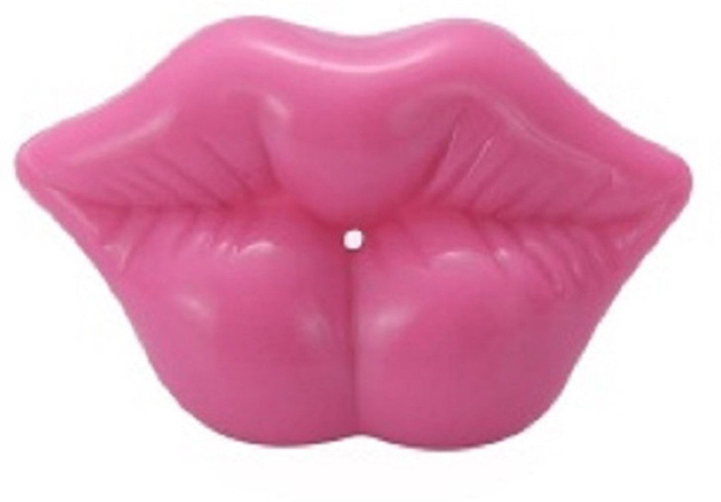 ShopAis Designer Kiss Pacifier For Girls Teether(Light Pink)