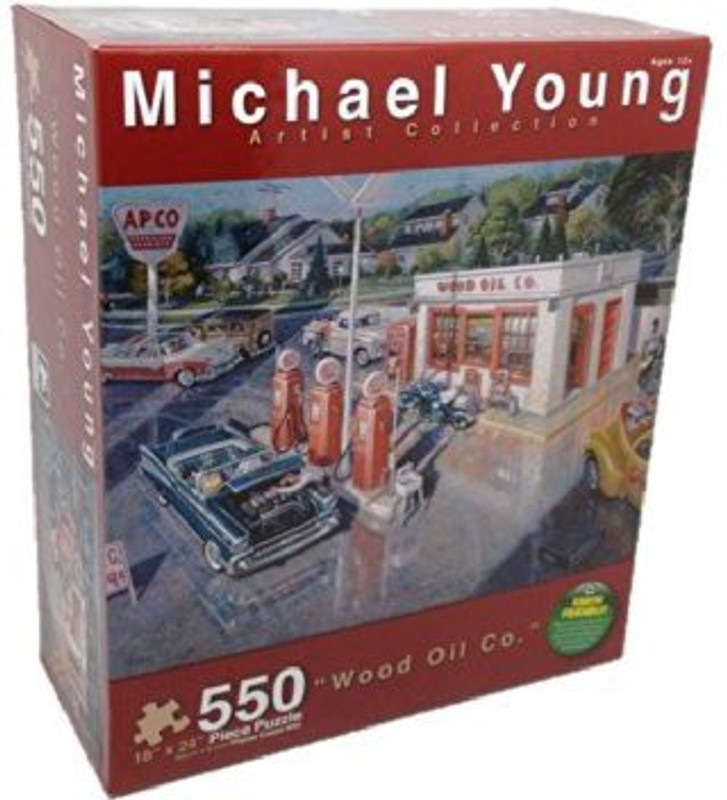 Karmin International Michael Young Artist Collection Wood Oil Co Puzzle(550 Pieces)