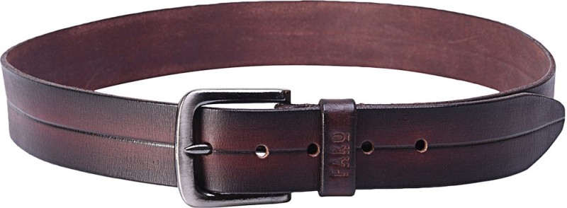 Faro Men Brown Genuine Leather Belt