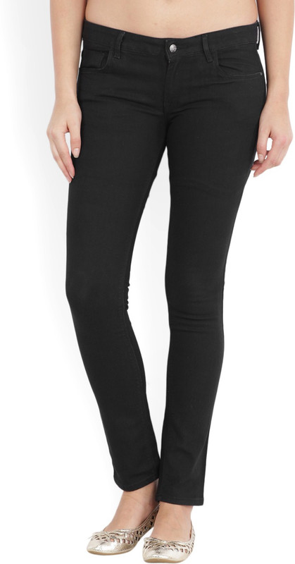 Flying Machine Skinny Women Black Jeans