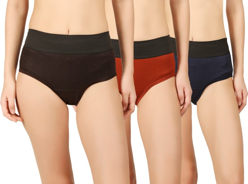 Vaishma Women Hipster Multicolor Panty(Pack of 3)