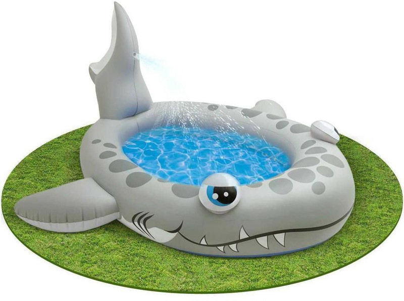 GOR Shark Spray +2 Yrs Baby Inflatable Pool(Grey)