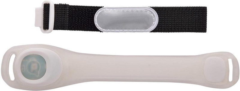 Dark Horse Bicycle Imported CE Standard Multi-Use 2 Mode Safety LED Light Band, White LED Front Light(White)