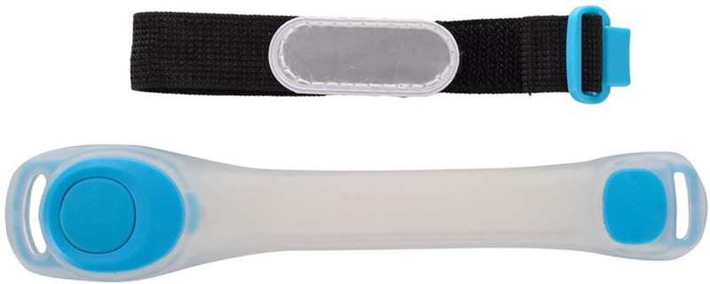 Dark Horse Bicycle Imported CE Standard Multi-Use 2 Mode Safety LED Light Band, Blue LED Front Light(Blue)