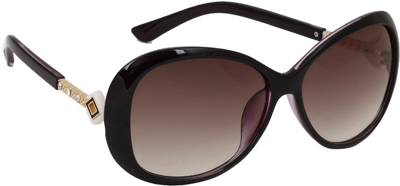 Eyeland Rectangular, Over-sized Sunglasses(Violet) Eyeland Rectangular, Over-sized Sunglasses(Violet)