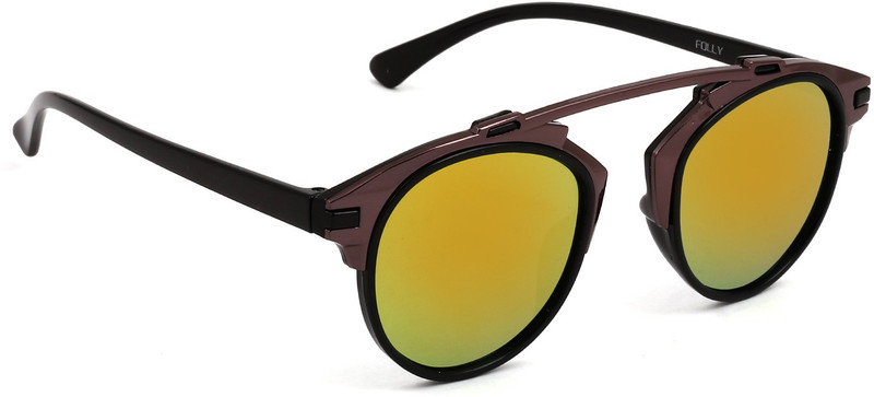 Eyeland Round Sunglasses(Yellow, Green, Multicolor) Eyeland Round Sunglasses(Yellow, Green, Multicolor)