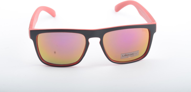LAWMAN PG3 Wayfarer Sunglasses(Red)