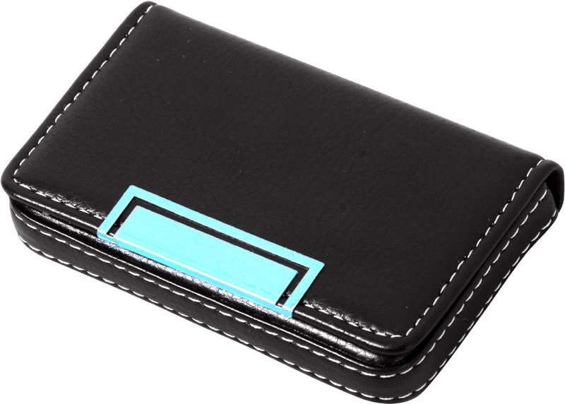 U. R. GOD Men Black Artificial Leather Card Holder(1 Card Slot)