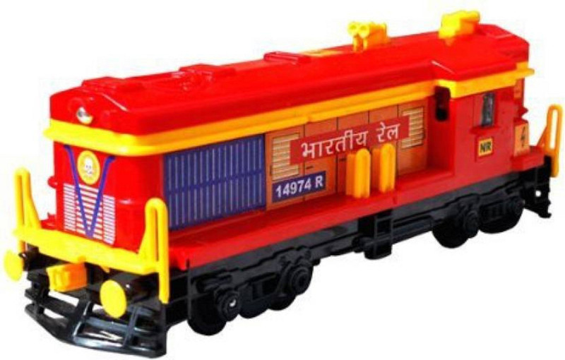 MN OVERSEAS Pull Along Plastic Locomotive Engine(Multicolor)