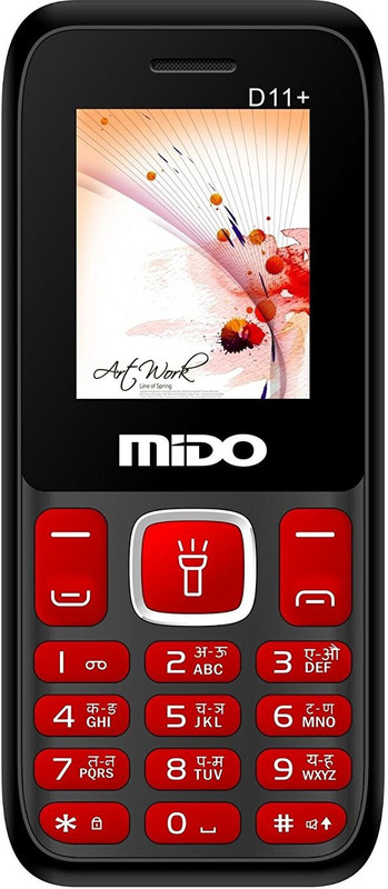 Mido D11+(Black & Red)