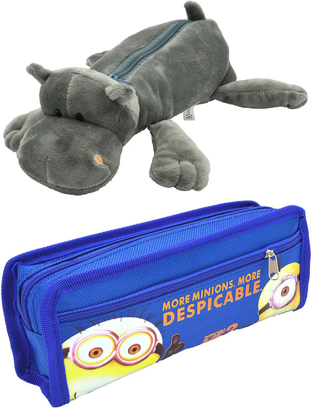 Talesara Dog and Printed Pencil Box For Kids Boy and Girls - 2 Pcs. Combo Fancy stationary Pouch - PCMB177 Pouch(Multicolor)