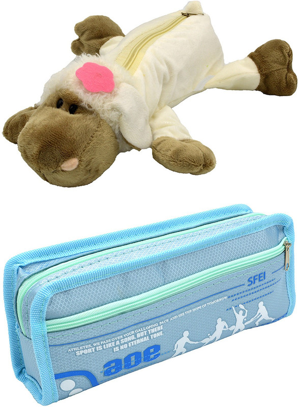 Talesara Dog and Printed Pencil Box For Kids Boy and Girls - 2 Pcs. Combo Fancy stationary Pouch - PCMB059 Pouch(Multicolor)