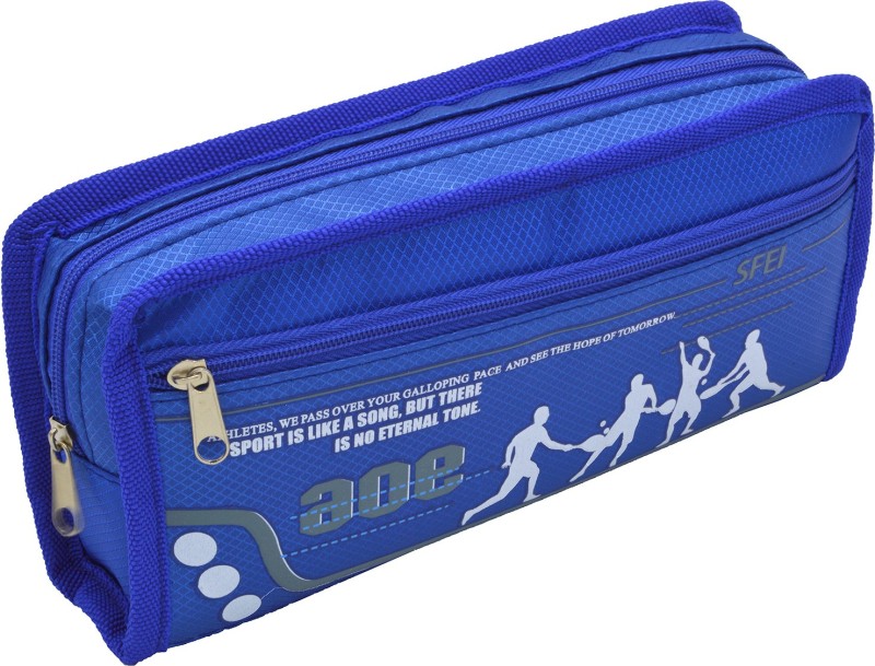 Talesara Printed Pencil Box For Kids Boy and Girls - Fancy stationary Pouch Blue - HPUC8860-BU Pouch(Blue)