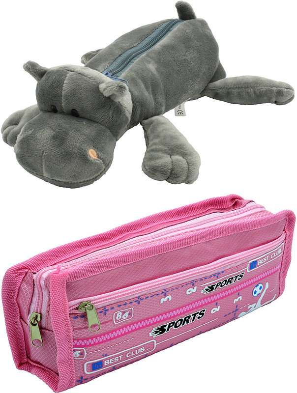 Talesara Dog and Printed Pencil Box For Kids Boy and Girls - 2 Pcs. Combo Fancy stationary Pouch - PCMB200 Pouch(Multicolor)
