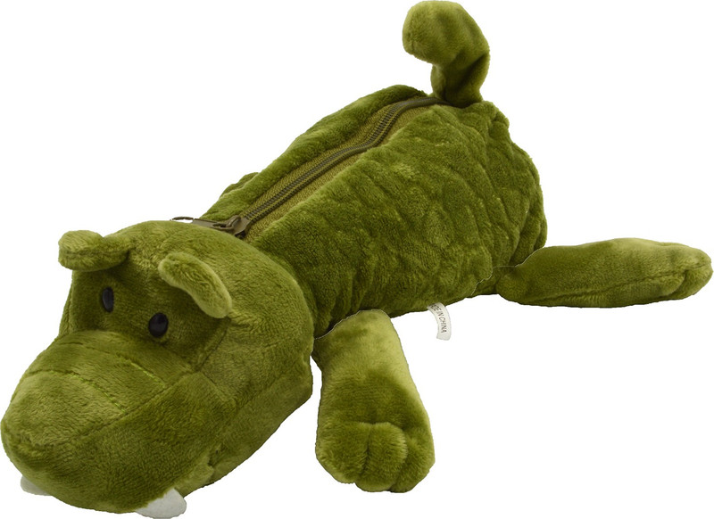 Talesara Dog Animal Cotton Pencil Box For Kids Boy and Girls - Fancy stationary Pouch Green - HPUC008 Pouch(Green)