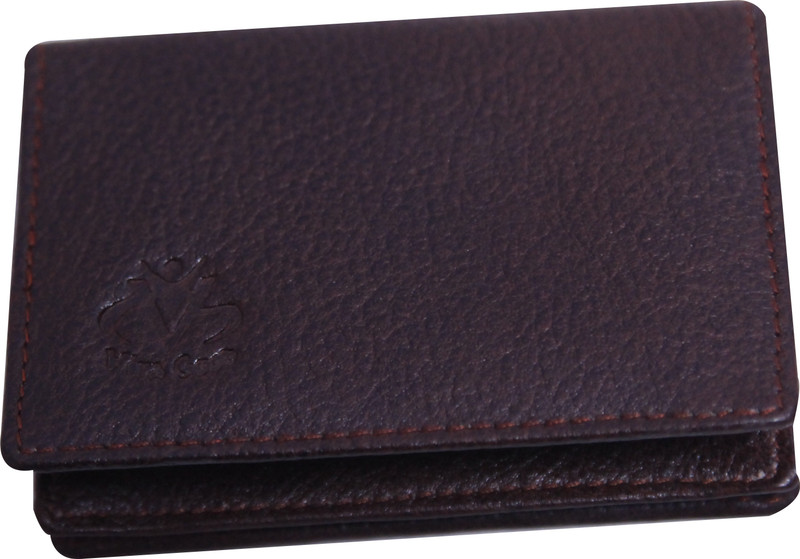 Vira Good 4 Card Holder(Set of 1, Brown)