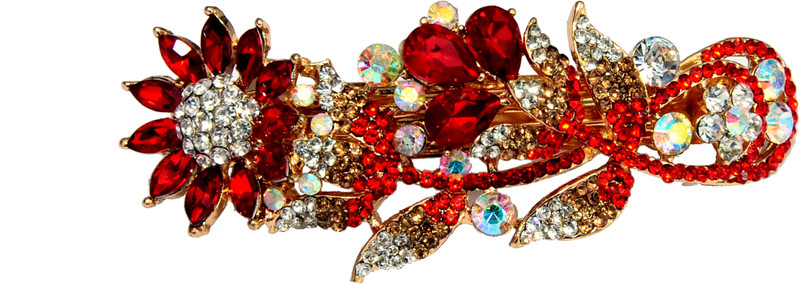 Mansiyaorange O-HAIRCLIP502-RD Hair Clip(Red)