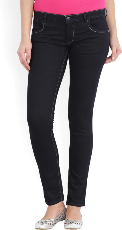 Flying Machine Skinny Women Dark Blue Jeans