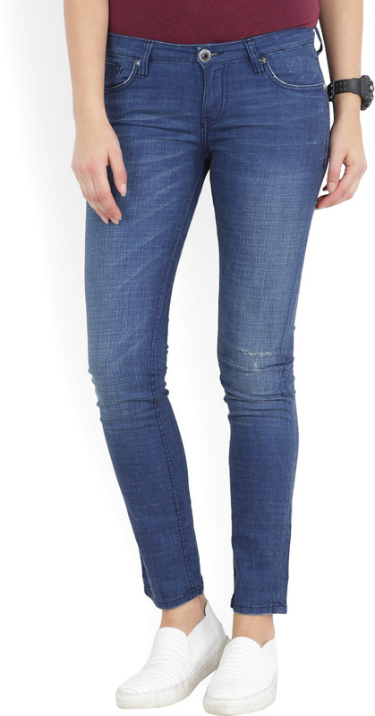 Flying Machine Super Skinny Women Blue Jeans