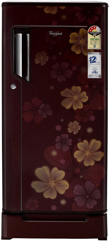 Whirlpool 185 L Direct Cool Single Door 3 Star Refrigerator with Base Drawer(Wine Orbit, 200 Icemagic Powercool ROY) Whirlpool 185 L Direct Cool Single Door 3 Star Refrigerator with Base Drawer(Wine Orbit, 200 Icemagic Powercool ROY)